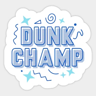 Dunk Champs Argon Blue Sticker